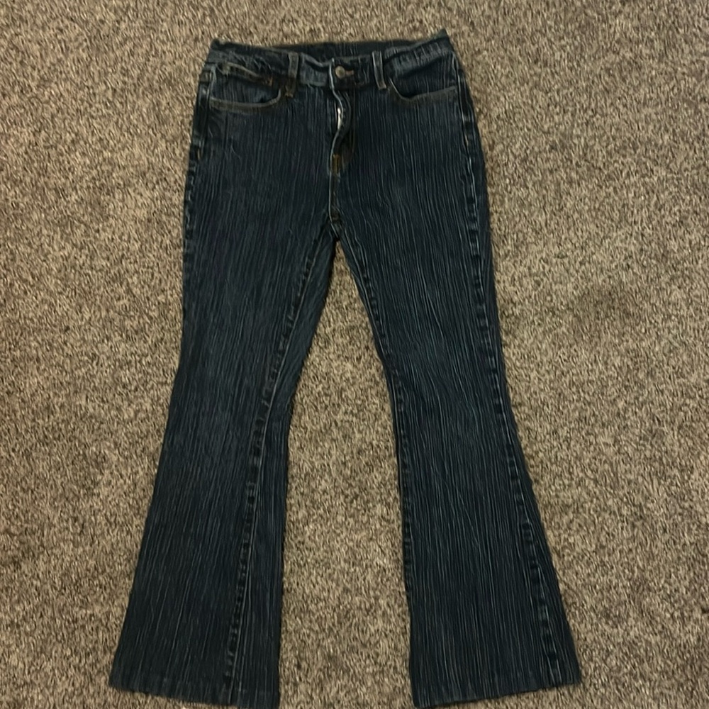 womens size small mid rise brandy melville bootcut jeans